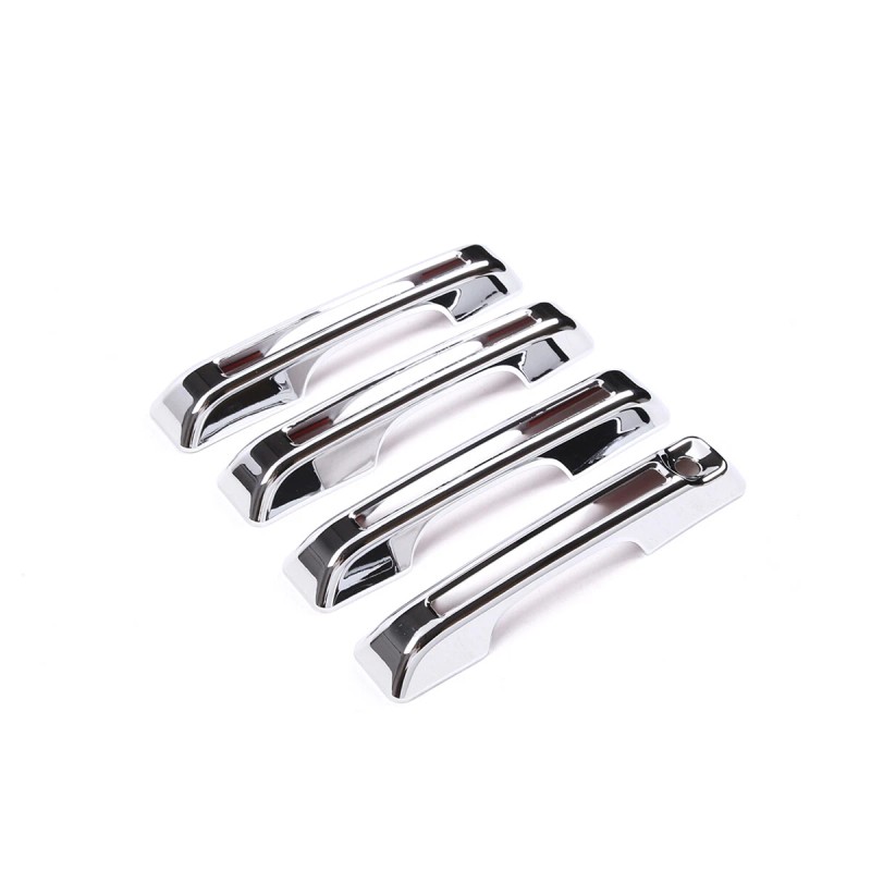 autotrim000 Chrome Exterior Door Handle Cover Trim Accessories For Ford