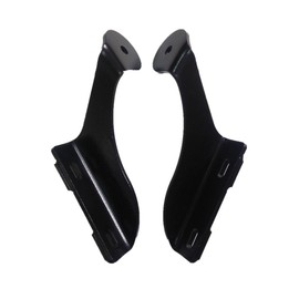 Lantsun Front A-Pillar Hood Cornor LED Work & Cube Light Mount Brackets Steel Black Compatible with F-150 (J096)-1Pair