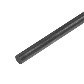 QUARKZMAN Graphite rod, graphite stirrer rod cylinder rod, carbon rod, 250 x 5 mm, black for electrode, melting, casting, melting pot, pack of 1