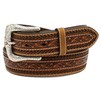 ARIAT Men's Southwestern Buck Stitch Leather Belt, Tan, 46