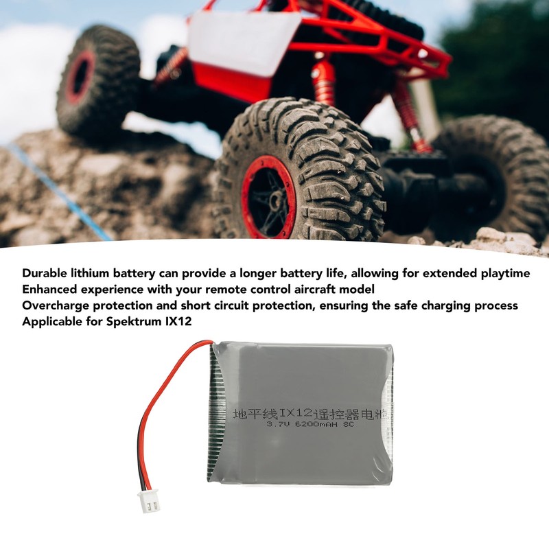 Aircraft Model Remote Control Lithium Battery 3.7V 6200mAh 8C Large