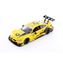 Showcasts M4 DTM Racing Sports Car, Yellow 68256YL - 1/24 Scale Diecast Model Car