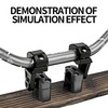 PSLER 2 Inch Pivot Handlebar Risers - Motorcycle Universal Handlebar