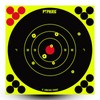 PTPHJEG Bright Fluorescent Yellow Adhesive Splatter Shooting Targets 8x8 Inches