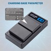 2-Pack EN-EL9 EN EL9a Batteries with USB-C Dual Charger Compatible