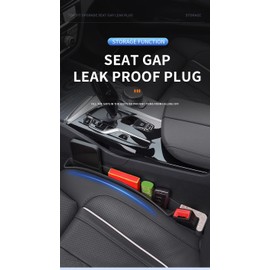 AXCUWS Bling Diamond Car Seat Gap Filler for Car SUV and Truck, 2 Pack Universal Gap Stopper to Fill The Gap Between Seat Console Stop Things Dropping (Pink 2)