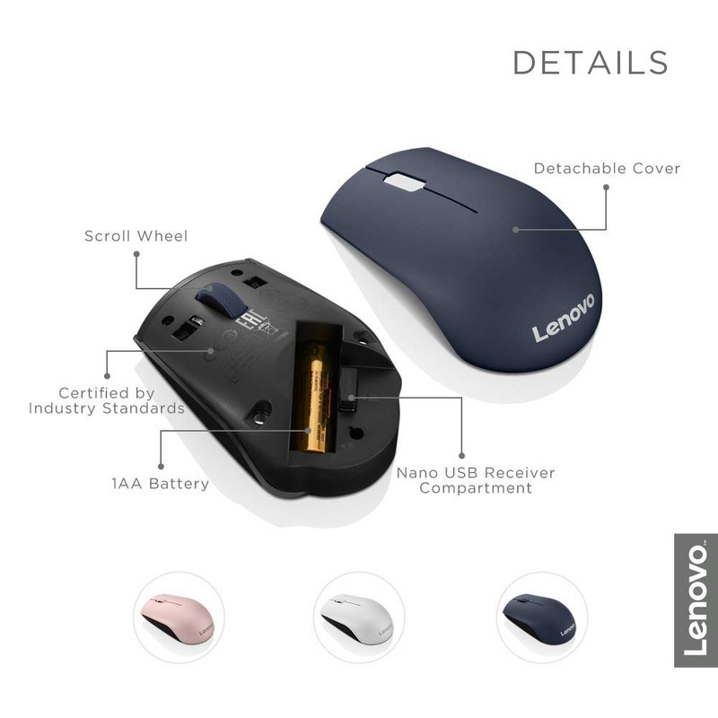Lenovo 520 Wireless Mouse (Abyss Blue)