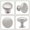 Probrico 5 Pieces Solid Cabinet Door Knob Dresser Handle Mushroom