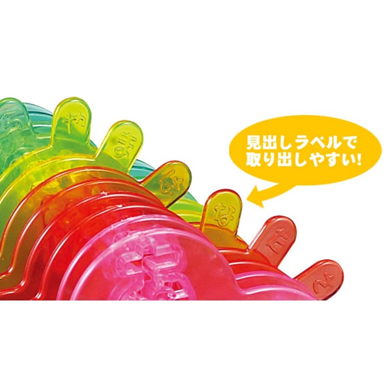 アーネスト(Arnest) キャラ弁 (グッズ) 文字 (のり/ハム/チーズ) かんたん型抜き (たのしメール) 大手飲食店愛用ブランド A-75606