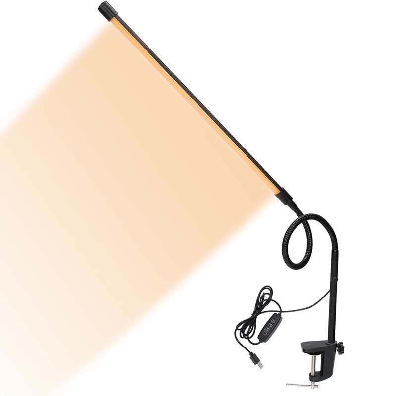 Long Arm Flexible LED ClipOn Beauty Tattoo Lamp Dimmable Nail