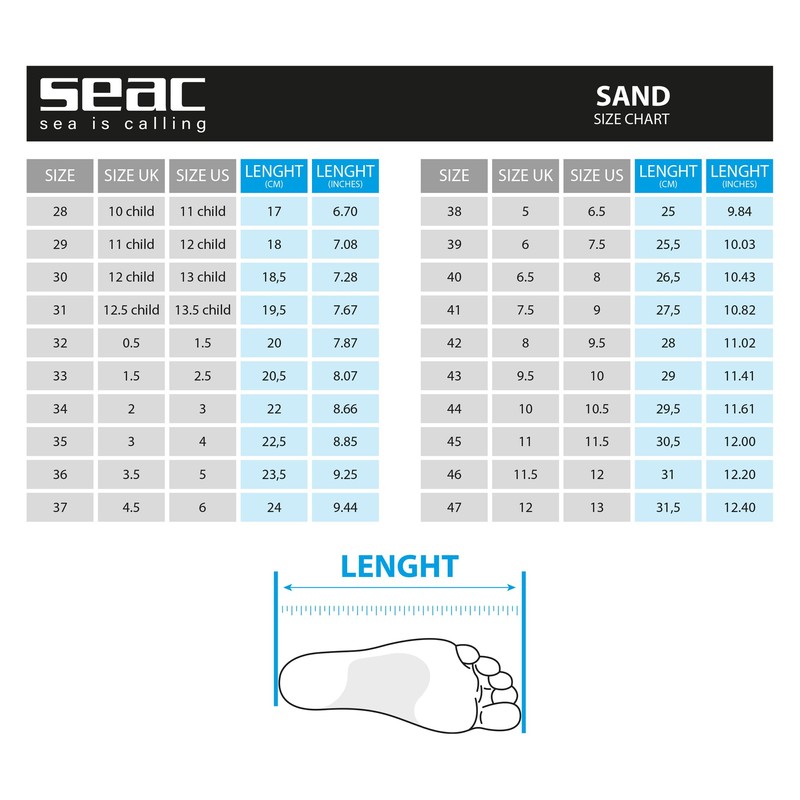 SEAC Sand Scarpette da Scoglio, Spiaggia e Mare Blu 36