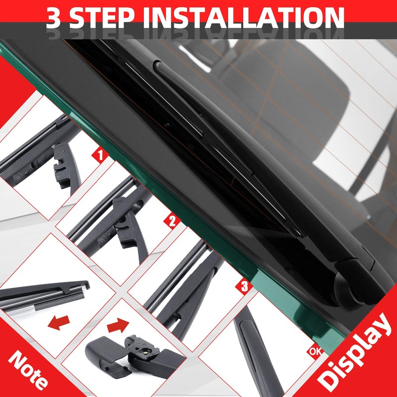 OTUAYAUTO Rear Windshield Wiper Arm and Blade Replacement for Subaru