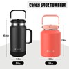 Cafezi Half Gallon Insulated Water Jug, Stainless Steel with Flip