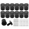 KENSHIRE 12PCS 25x25mm Aluminum Solid Standoff Wall mounts Sign Support