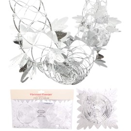 Christmas Concepts® Pack Of 2 9ft Foil Garland Festive Hanging Decorations - Christmas Decorations (Silver)