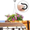 Pack of 10 stainless steel hook screws with security, eyelet