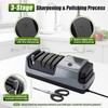 5-in-1 Electric Knife Sharpener for All Knives – Diamond Abrasive