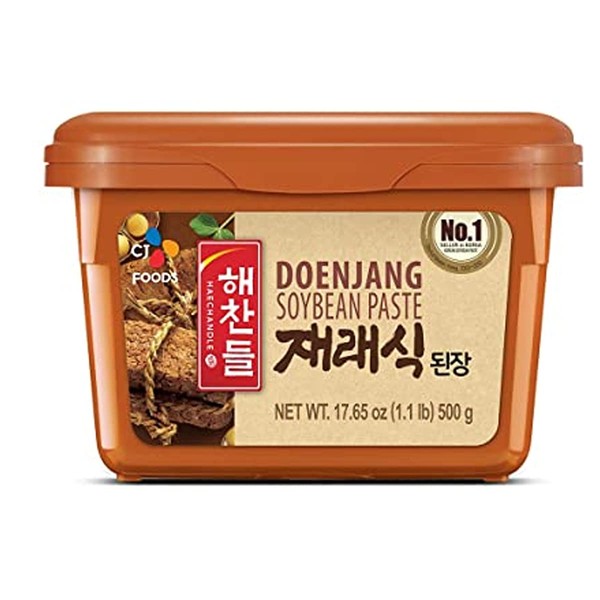 CJ Haechandle Soybean Paste, Korean Doenjang -17.63oz(Pack of 4)