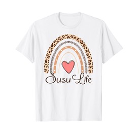 Susu Life Boho Rainbow Funny Grandma Susu T-Shirt