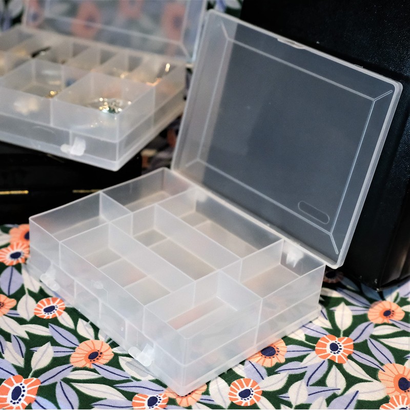 2 x Small Double Sided 16 Compartment Box - Fishing