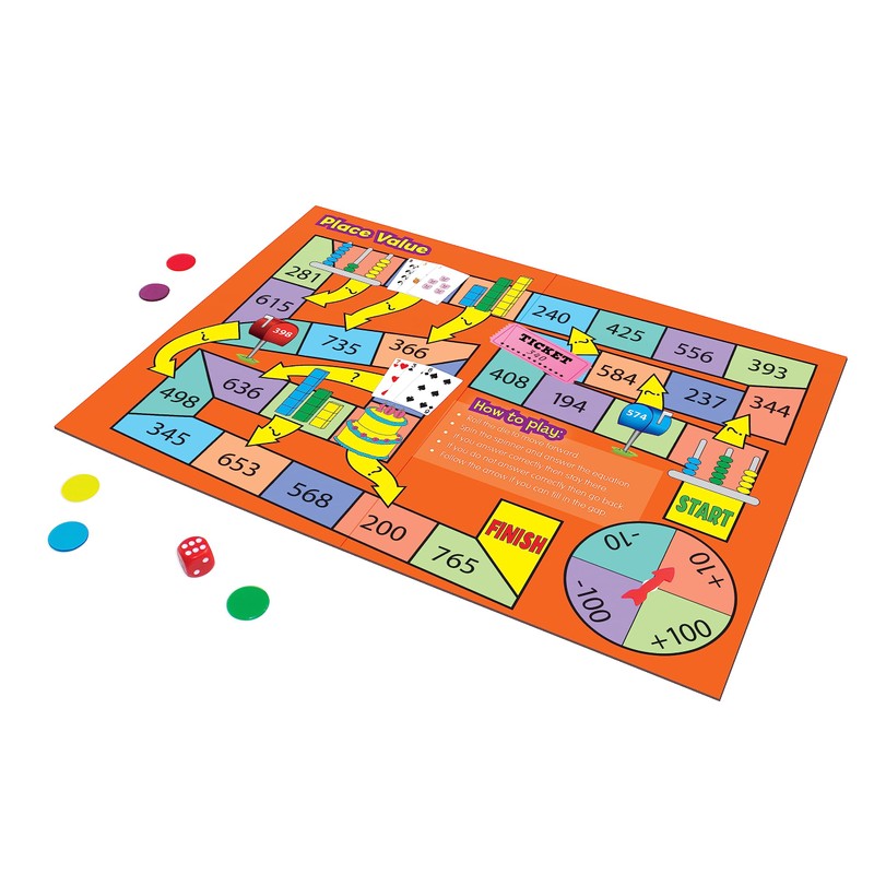 Junior Learning JL425 Math Board Games, Multi
