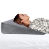 Milliard Bed Wedge Pillow with Memory Foam Top -Helps with