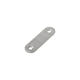 OMIDEAS 20 x Flat Connecting Plates (56x16x1.8cm) Straight Repair Repair Flat Bracket Shelf Support Silver Stainless Steel Connector