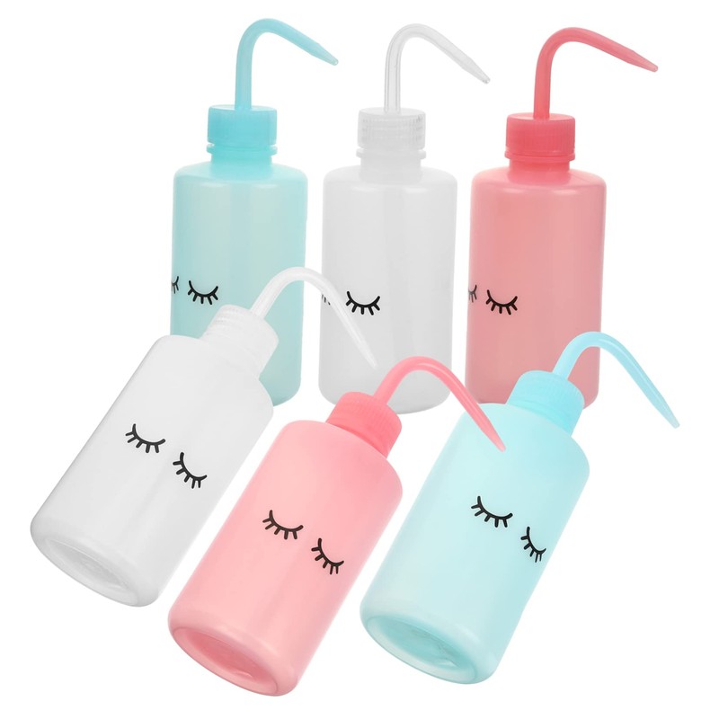 Healeved 2sets Squeeze Bottle 250ml for Lash Water Safe Durable