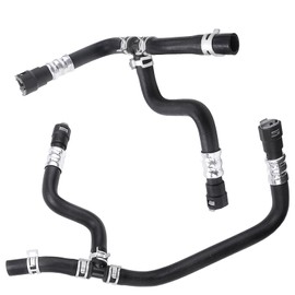 Engine Heater Hose Set Assembly Compatible with Chevy Buick GMC Vehicle 2007-2017 Enclave Acadia Traverse Replace Inlet and Outlet Bypass Hoses Replace# 20765678 25862087 25862088 626-562