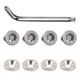 Car License Plate Bolt, External Parts License Plate Bolt, Stainless Steel, Anti-theft Bolt Set, License Plate Bolt, Screw Lock, Screw Lock, Bike Anti-theft, Light Vehicle, License Plate, Suitable for