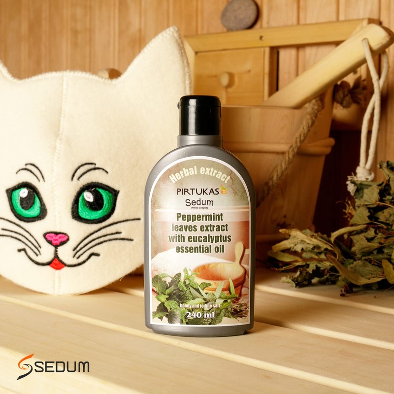 Sedum Natural Herbal Extract for Sauna, Massage, Broom Soaking -