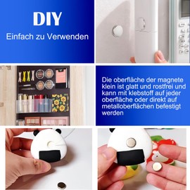 TACHIO Pack of 100 Strong Magnets, 6 x 2 mm Neodymium, Small Magnet, Strong Mini for Magnetic Board for Notice Board, Crafts, Photos