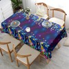 OUSHISS 2Pcs Super Bros Galaxy Party Tablecloth |108 x 54