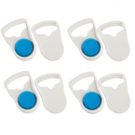 Magnetic Headgear Clips Compatible with Air-Fit N20 F20 F30 & Air-Touch F20 N20, Quick-Disconnect Positive Pressure Mask Magnetic Clips for F20 F30 N20 Mask Strap Clips Positive Supplies (4 Pairs)