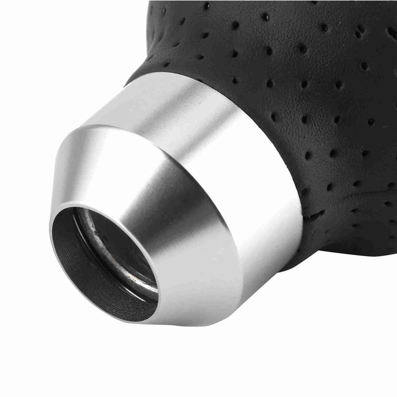 5 Speed Gear Shift Knob Stick Aluminium Alloy and Leather