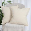 OYIMUA Chenille Cushion Cover 40 x 40 cm Beige -