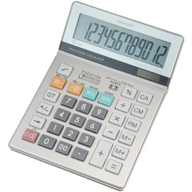 SHARP Business Calculator, Eco-friendly Goods Law Compliant, 12 Digits , whites