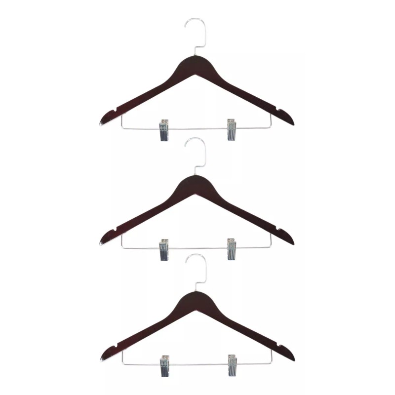 Baum Brothers Gancho Con Pinzas Para Pantalones 6 Piezas De