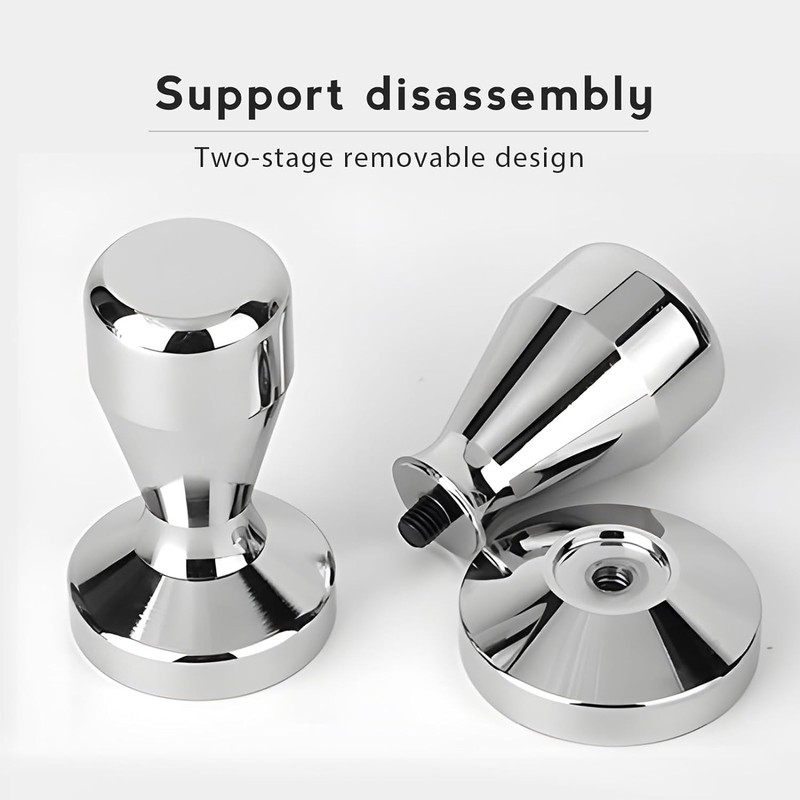Coffee Tamper with Mat - Essential Barista Tool for Perfect