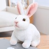 Dapue Easter Bunny Rabbit Plush 9.85''/25cm Realistic Bunny Rabbit Stuffed