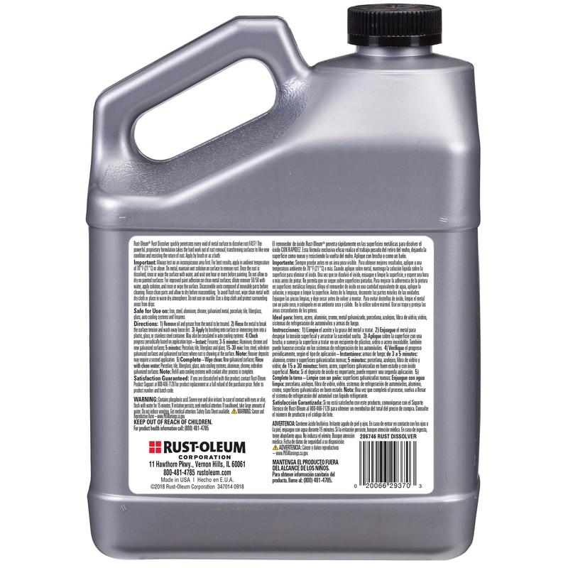 Rust-Oleum 286746 Rust Dissolver, Gallon