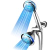 Dream Spa All Chrome 3-way LED Shower Head Combo with