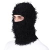 CLAPE Men's Distressed Balaclava Yeat Balaclava Fuzzy Ski Mask Windproof