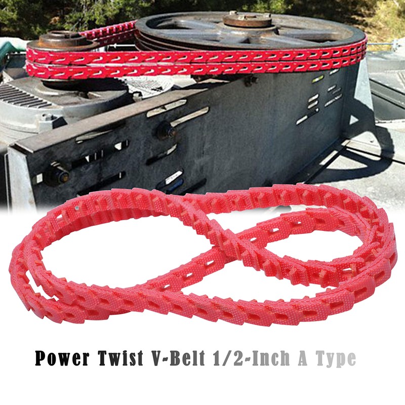 10FT Power Twist V Belt,1/2-Inch x 10 Feet A Type,