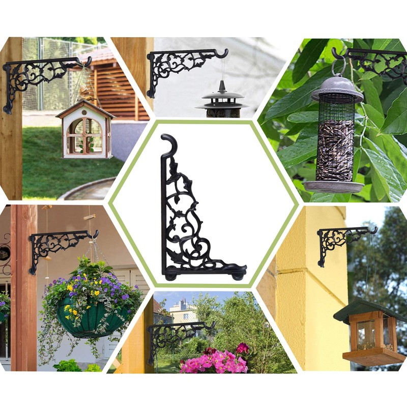 2 Pcs Plant Hanger Bracket, 13" Wall Mount Hanging Plant