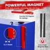 2-Piece 1/4"-Drive Metric Magnetic Socket Organizer Set (Holds 26 Sockets)