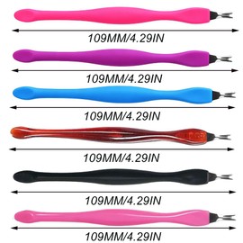 Cuticle Fork, 18 Pieces Cuticle Trimmer, Cuticle Pusher, Stainless Steel Dead Skin Fork, for Women Manicure