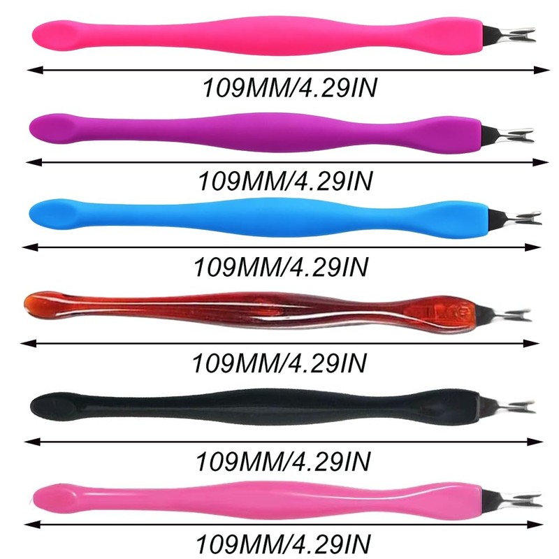 Cuticle Fork, 18 Pieces Cuticle Trimmer, Cuticle Pusher, Stainless Steel