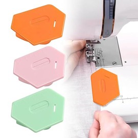 Shengsenfu 3Pack Strong Magnetic Seam Guide for Sewing Machine, Universal Polygonal Multi-Purpose Tool with Scale, Durable Sewing Accessories Supplies for Hemming and Guiding, Strong Magnetic Gauge