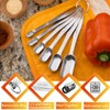 Hushnow Stainless Steel Measuring Spoons Set of 7 with Leveler,